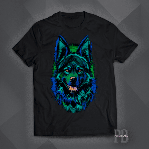 Neon style German Shepard Shirt