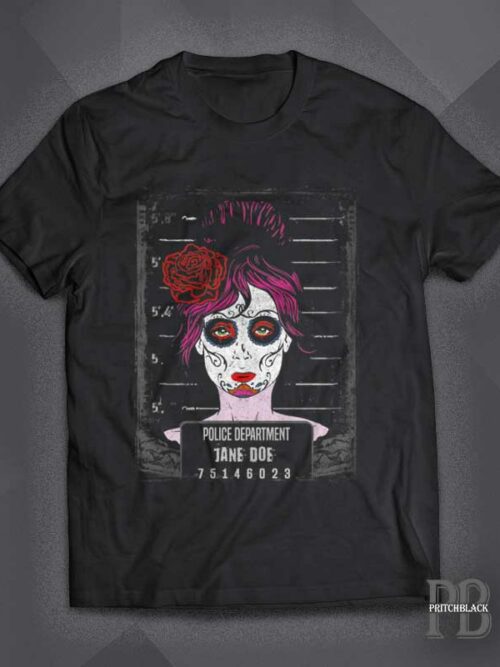 Jane Doe Day of The Dead Shirt
