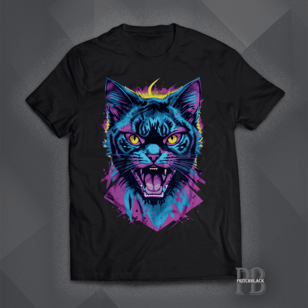 Neon Cat Shirt