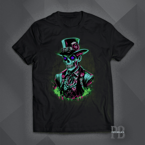 Top Hat Steampunk skeleton shirt