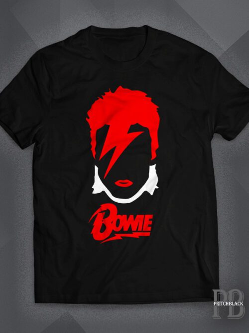 Bowie stencil art t Shirt